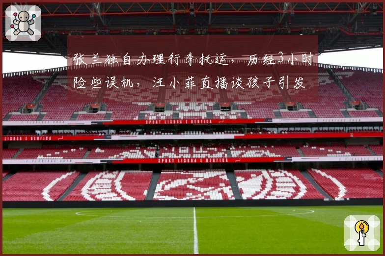 张兰独自办理行李托运，历经3小时险些误机，汪小菲直播谈孩子引发争议