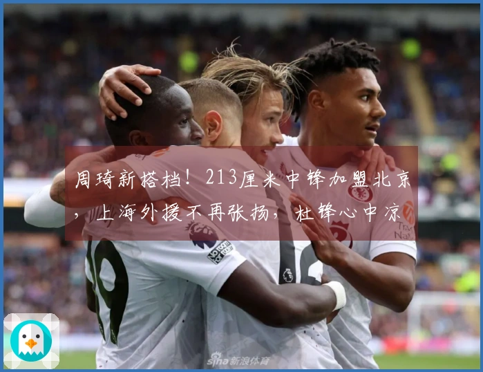 周琦新搭档！213厘米中锋加盟北京，上海外援不再张扬，杜锋心中凉了